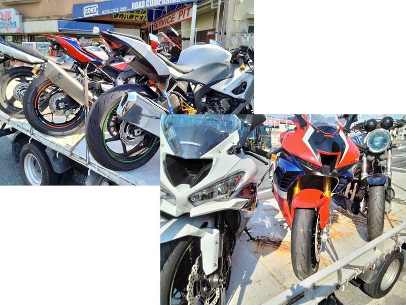 バイク車検も当店で♪